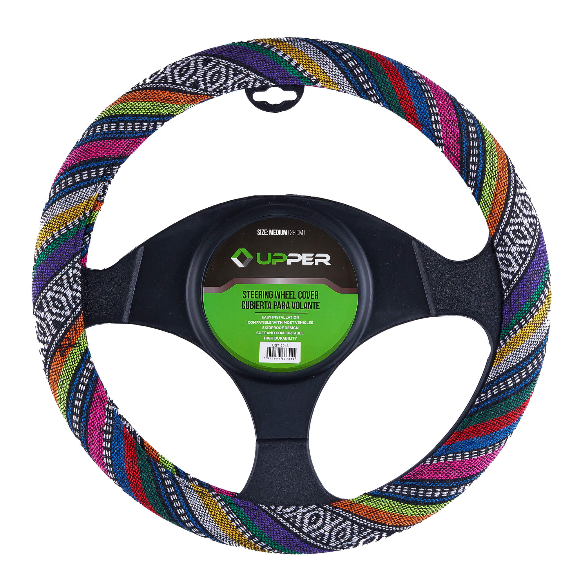 Steering Wheel Cover with ethnic design